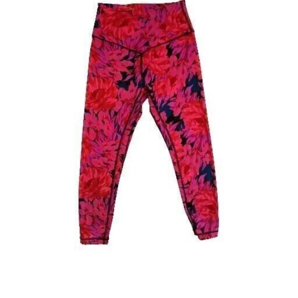 Victoria's Secret High-Rise Crossover Leggings Floral Size 8 Stretch MSRP $55